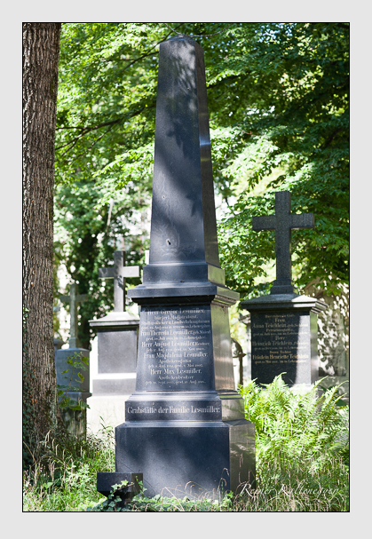 Grab der Familie Lesmüller auf dem Alten Südfriedhof München (August 2007)