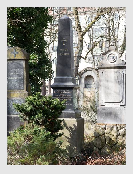 Grab der Familie Wersing auf dem Alten Südfriedhof München (März 2014)